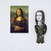 Mona Lisa La Gioconda Leonardo da Vinci - Art teacher birthday, Gift for painter, gift for decorator - Collectible Figure hand painted