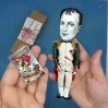 Napoleon Bonaparte political action figure 1:12, French statesman and military leader - history teacher gifts - Collectible toy soldier + miniature book