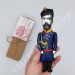 Nicholas II Russian Emperor, Romanovs - history teacher gift - Collectible cloth doll hand painted