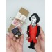 Nicolaus Copernicus scientist action figure 1:12 - Renaissance -era mathematician, famous astronomer -   Science teacher gift - Collectible scientist doll hand painted + Miniature Book