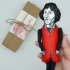 Nicolaus Copernicus scientist action figure 1:12 - Renaissance -era mathematician, famous astronomer -   Science teacher gift - Collectible scientist doll hand painted + Miniature Book