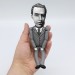 Niels Bohr figurine, physicist Nobel Prize, quantum theory scientist, history of science - Science Teacher gift, gift for co worker scientist - Collectible doll hand painted