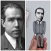 Niels Bohr figurine, physicist Nobel Prize, quantum theory scientist, history of science - Science Teacher gift, gift for co worker scientist - Collectible doll hand painted