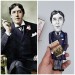 Oscar Wilde action figures 1:12, poet, writer, dandy, author The Picture of Dorian Gray - Literary Gift - collectible doll + Miniature Book