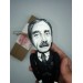 Paul Valéry French literary action figures 1:12 - poet, essayist, philosopher - a unique collection for smart people - Gifts for Readers & Writers - Collectible philosopher doll hand painted + Miniature Book