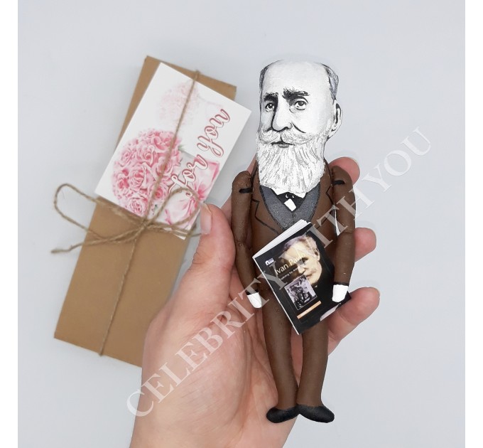 Pavlov physiologist figure - Science teacher gift! Collectible doll