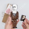 Pavlov famous Russian physiologist - Science teacher gift - Collectible doll + miniature book