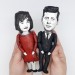 President John F. Kennedy and Jacqueline Kennedy dolls