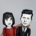 President John F. Kennedy and Jacqueline Kennedy dolls