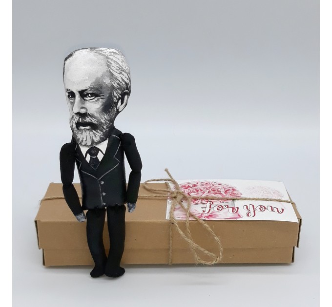 Pyotr Ilyich Tchaikovsky famous Russian composer  - Classical music teacher gift idea -  Collectible musician action figure hand painted