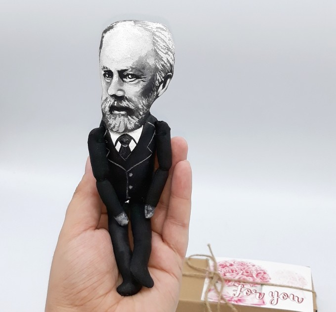 Pyotr Ilyich Tchaikovsky famous Russian composer  - Classical music teacher gift idea -  Collectible musician action figure hand painted