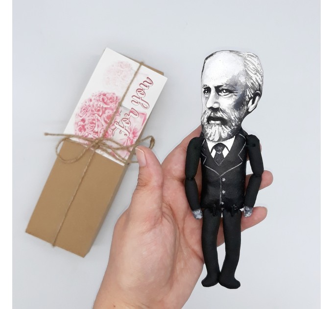 Pyotr Ilyich Tchaikovsky famous Russian composer  - Classical music teacher gift idea -  Collectible musician action figure hand painted