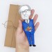 Ray Bradbury science fiction writer figurine, Book lover gift! Collectible doll