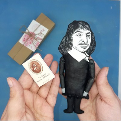 Rene Descartes figurine