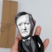Richard Wagner composer figure - Music teacher gift - Collectible doll