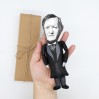 Richard Wagner German composer, theatre director, polemicist - music teacher gift - Collectible cloth doll hand painted