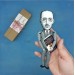 Robin George Collingwood philosopher action figure 1:12, English historian, archaeologist - Literary Gift for Readers & Writers, a unique collection for smart people - book shelf decoration - Collectible philosopher finger puppet hand painted 