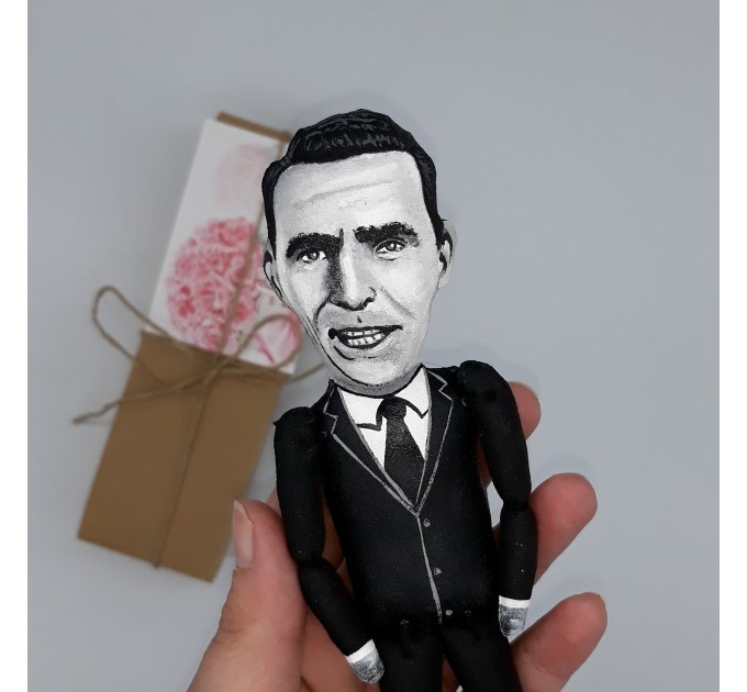 Rod Serling screenwriter, playwright, producer - fans gift Sci Fi movie - Collectible doll