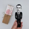 Rod Serling screenwriter, playwright, producer - fans gift Sci Fi movie - Collectible doll