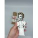 Rosa Luxemburg Famous political figure, Polish Marxist, philosopher, economist, anti-war activist and revolutionary - Philosophy gift - Collectible philosopher doll hand painted + miniature book