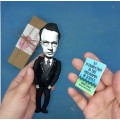 Rudolf Carnap German philosopher figurine - Philosopher gift!