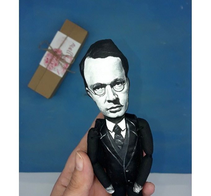 Rudolf Carnap German philosopher figurine - Philosopher gift!