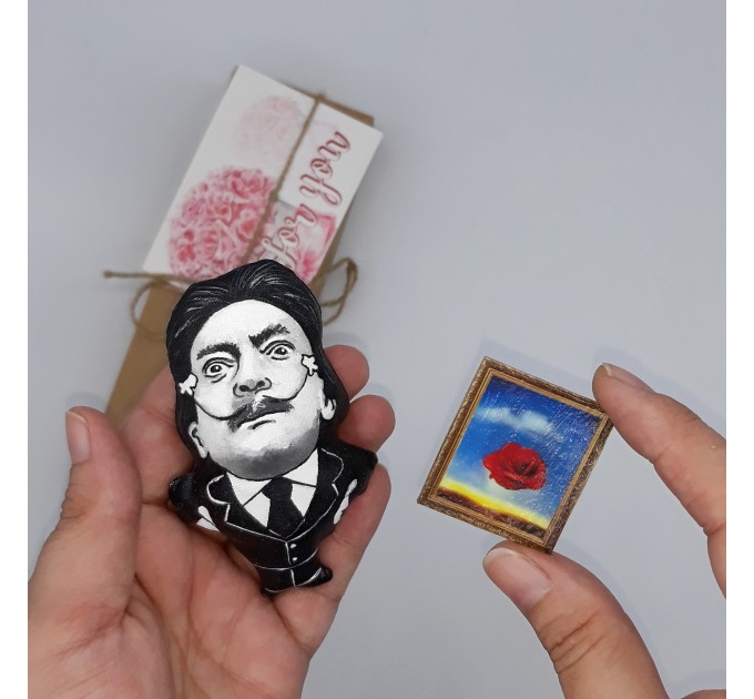 Salvador Dali famous artist ornament - Christmas ornament tree decoration