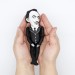 Salvador Dali figurine famous painter surrealist - Gift for Painters - Art studio decor - collectible miniature doll 
