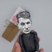 Samuel Beckett Irish novelist, playwright, theatre director, poet - Waiting for godot - Reader gifts - Handmade collectible figurine hand painted