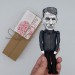 Samuel Beckett Irish novelist, playwright, theatre director, poet - Waiting for godot - Reader gifts - Handmade collectible figurine hand painted