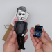 Samuel Beckett Irish novelist, playwright, theatre director, poet - Waiting for godot - Reader gifts - Handmade collectible figurine hand painted