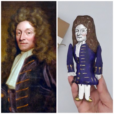 Sir Christopher Wren figurine