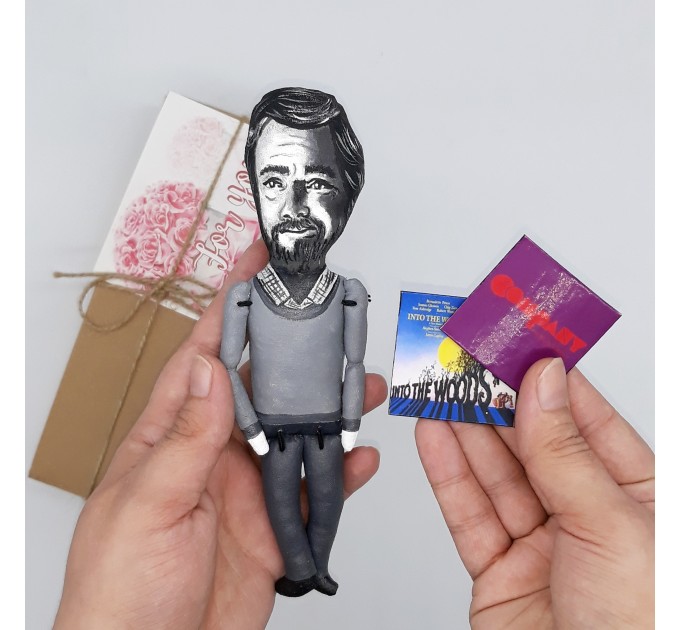 Stephen Sondheim doll - Broadway Composer - theater lovers gifts