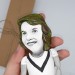 Sylvia Plath literary figurine, feminist, women writer, novelist - Literary gift for Readers - book shelf decoration - Collectible handmade doll+ Miniature Book