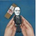 Famous British poet, essayist, publisher, playwright - Literary Gift for Readers & Writers, librarian gift - Collectible handmade finger puppet + Miniature Books