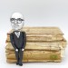 Theodor W. Adorno philosopher doll, Philosopher gift - Collectible figurine hand painted