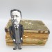 Theodore Roosevelt us president figurine, statesman, 26th president US, Republican politician - history teacher gift - Gift for Republican - Collectible miniature doll hand painted 