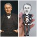 famous American Inventor, electrical engineer - Science Teacher Gift - Electrician gift - Collectible doll + Miniature Book