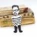Tom Robbins figurine, American novelist - Reader gifts - book shelf decoration - Collectible miniature doll hand painted
