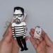 Tom Robbins famous writer figurine