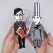 Tristan Tzara Romanian and French avant-garde poet, essayist and performance artist - Gift for Painter, Art teacher gift - Collectible famous artist doll hand painted 