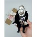 Tycho Brahe scientist, astronomer, astrologer, alchemist - a unique collection for smart people, science teacher gift - Collectible scientist action figure 1:12 hand painted + Miniature Books