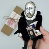 Tycho Brahe scientist, astronomer, astrologer, alchemist - a unique collection for smart people, science teacher gift - Collectible scientist action figure 1:12 hand painted + Miniature Books