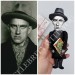 Vladimir Mayakovsky figurine, Russian and Soviet poet - Bookworm gift - book shelf decor - Collectible doll + mini books