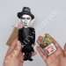 Vladimir Mayakovsky figurine, Bookworm gift! Collectible doll