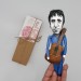 Vladimir Vysotsky Russian poet, actor, singer - Gift for musician, Music gift idea - gift for music teacher - collectible doll hand painted