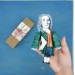 Voltaire French Enlightenment writer, historian, philosopher action figure 1:12 - Literary Gift for Readers & Writers, booklover gift - Collectible little thinker doll + Miniature Book