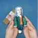 Voltaire French Enlightenment writer, historian, philosopher action figure 1:12 - Literary Gift for Readers & Writers, booklover gift - Collectible little thinker doll + Miniature Book