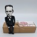 Famous German architect Modernist architecture - Gift for architect - Thoughtful gift - hand painted figurine & miniature book