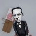 Walter Gropius igure, Gift for architect - Handmade doll + miniature book